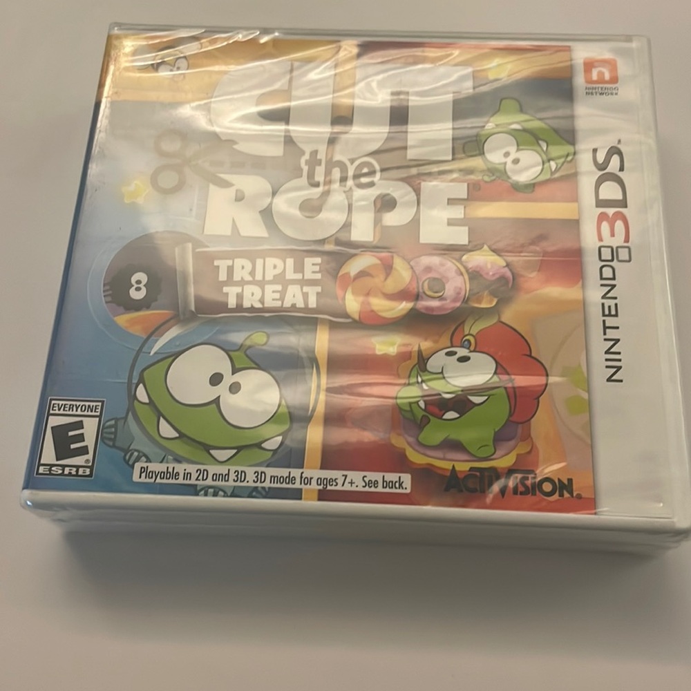 Cut The rope Nintendo ds3 game